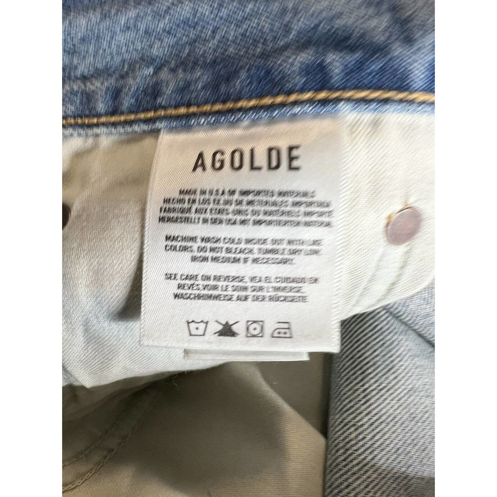 Agolde 90s Midrise Loose Fit Jeans Unhinged - Picture 12 of 12